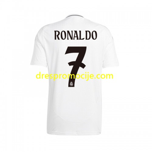 Real Madrid Cristiano Ronaldo 7 Dres Domaći 2024/2025 Kratkih Rukava Real Madrid Cristiano Ronaldo 7 Dres Domaći 2024/2025 Kratkih Rukava
